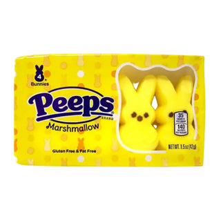 Peeps Yellow Marshmallow Bunnies 4pc