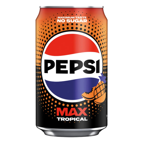 Pepsi Max Tropical Sugar Free 330ml