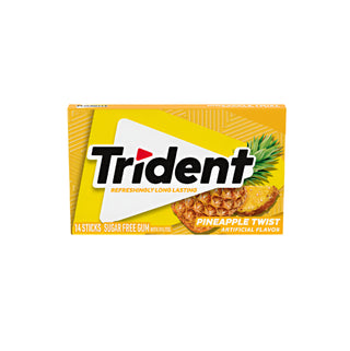 Trident Pineapple Twist Sugar Free 14 Sticks