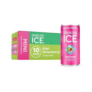 Sparkling Ice Kiwi Strawberry Zero Sugar Mini Can 10ct 222ml
