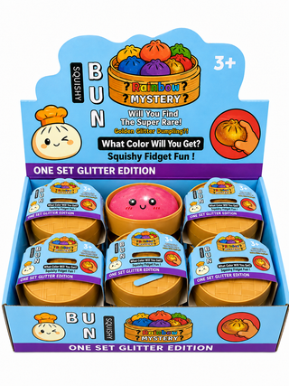 Squishy Bun - One Set Rainbow Mystery (Price for 1)