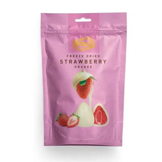 Bolci White Chocolate Freeze  Dried Strawberry Dragee 80g