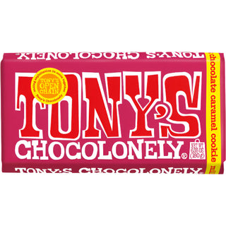 Tony's Chocolonely Milk Chocolate Caramel Cookie 