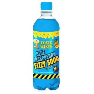 Toxic Waste Blue Raspberry Fizzy Soda 500ml