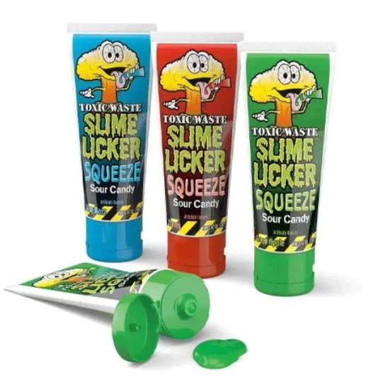 Toxic Waste Slime Licker Squeeze Candy 70g Random Flavour (Price each)