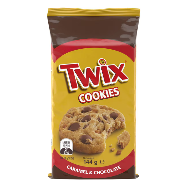 Twix Cookies Caramel & Chocolate 144g
