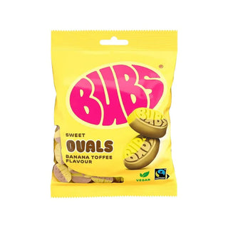 Bubs Swedish Candy Sweet Banana Toffee 156g