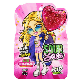 Wild Sour Sass Popping Candy 13g
