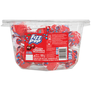 Beacon Fizz Pops Tub of 40 cherry