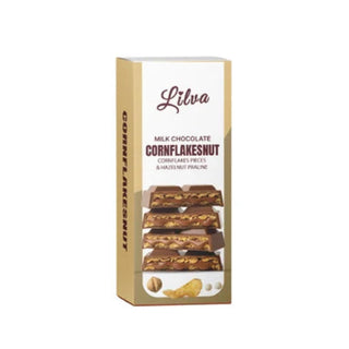 Liliva corn flakers nuts Milk Chocolate 100g 