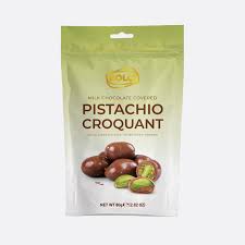 Bolci Milk Chocolate Pistachio Croquant 80g