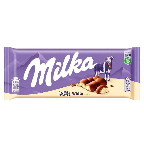 Milka Bubbly White 95g