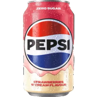 Pepsi Strawberry & Cream Zero Sugar 330ml