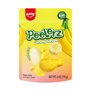 Amos Peelerz Gummy Banana 80g 
