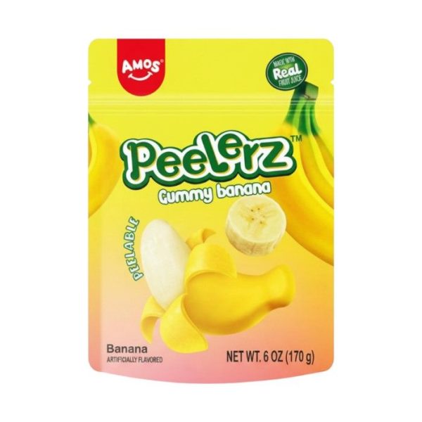 Amos Peelerz Gummy Banana 80g 