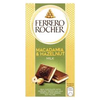 Ferrero Macadamia & Hazelnut Milk Slab 90g 