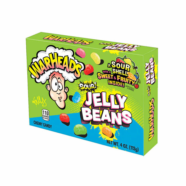 War Heads Sour Jelly Beans Theatre Box 113g