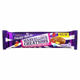 Cadbury Marvellous Creations Jelly Popping Candy Chocolate Slab 47g
