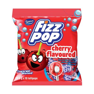 Beacon Fizz Pop Cherry Pack of 10