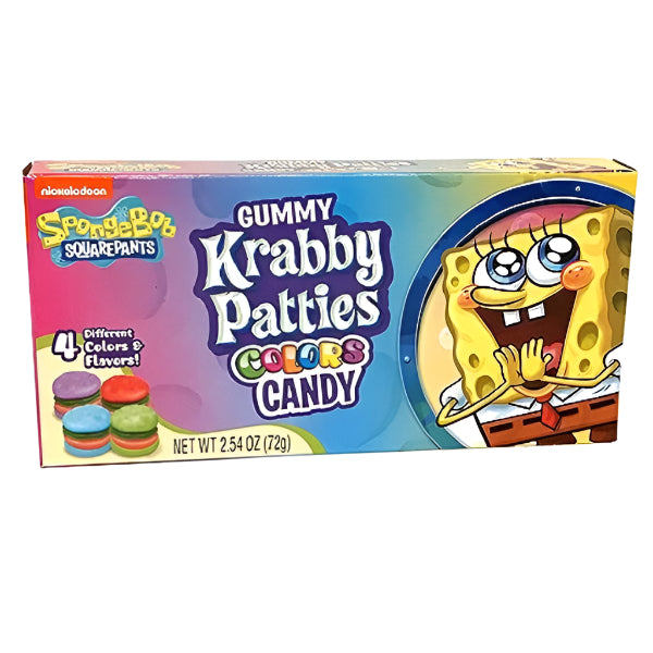 Spongebob Krabby Patties Colors Theatre Box 72g