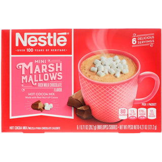 Nestlé Rich Chocolate Flavour Hot Cocoa Mix with Mini Marshmallows - 8 Sticks per box