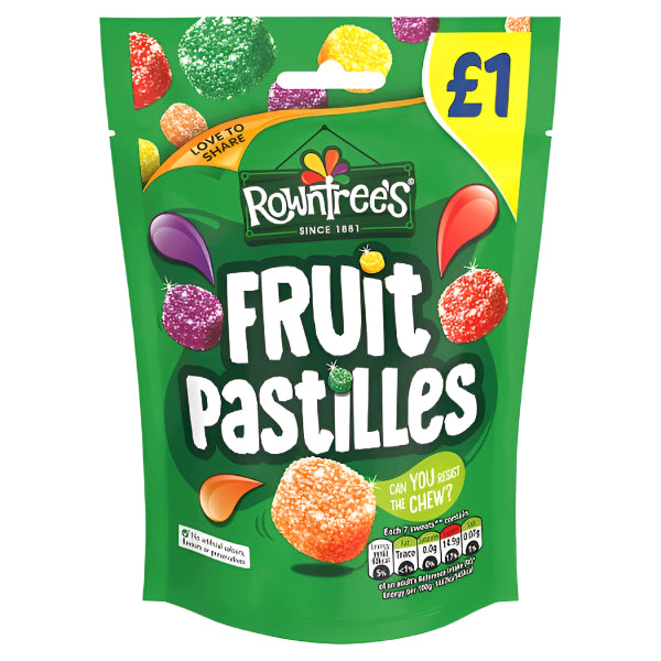Rowntrees Fruit Pastille Pouch 113g