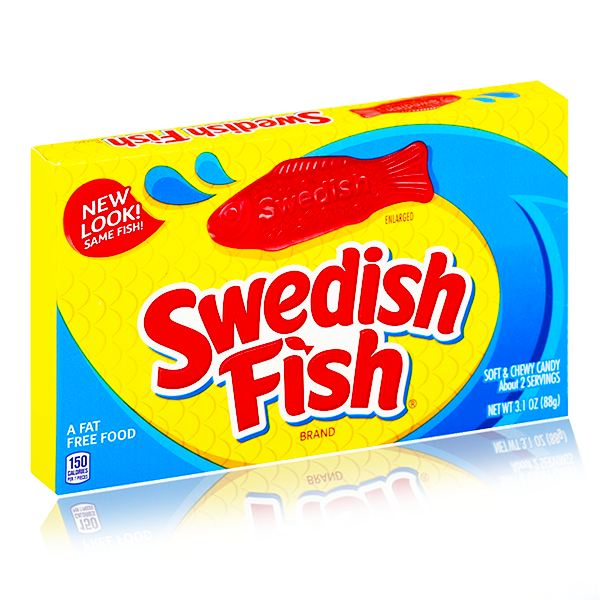 Swedish Fish Red Theatre Box 88g