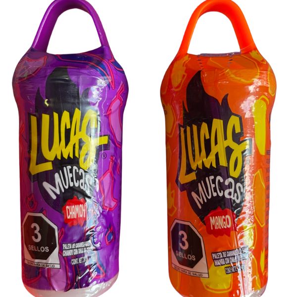Lucas Caramel and Chamoy Lolly pop 24g (price each)