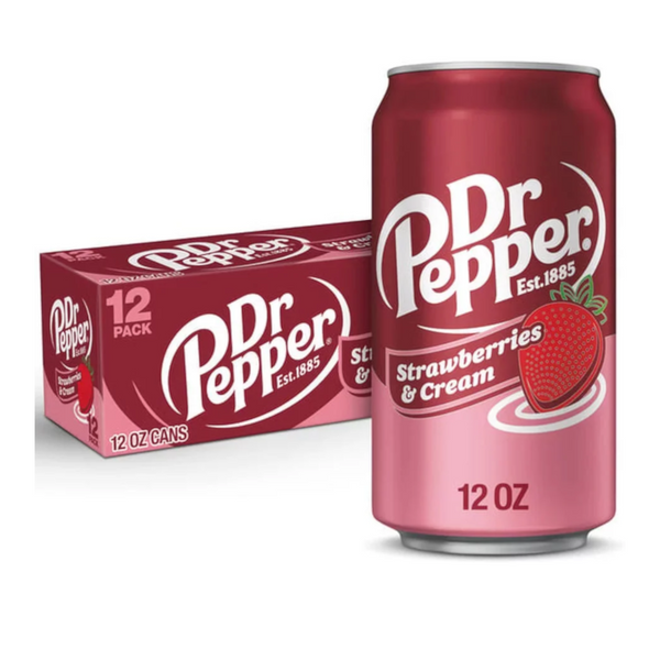 Dr Pepper Strawberries & Cream 355ml