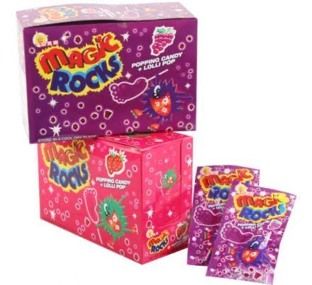 Magic Rocks Popping Candy + Lollipop 1s