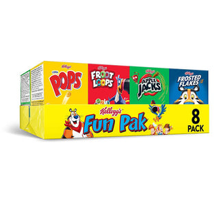 Kellogg's Fun Pak Breakfast Cereal Variety Pack 8 pack
