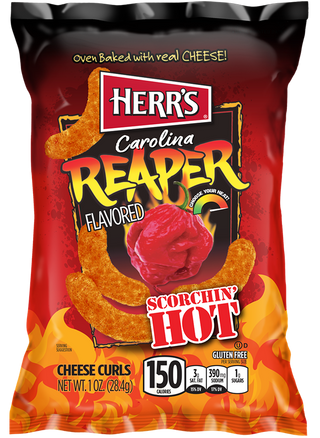 Herrs Carolina Reaper Cheese Curls 28g