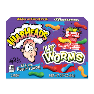 Warheads Lil Worms Theaters Box 99g